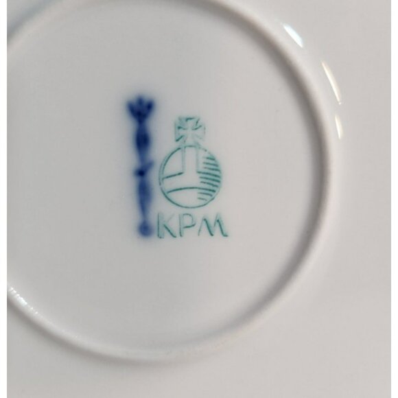 Vtg KPM German Porcelain Jewelry Cameo Dresser Box Johann Sebastian Muller - Picture 6 of 8